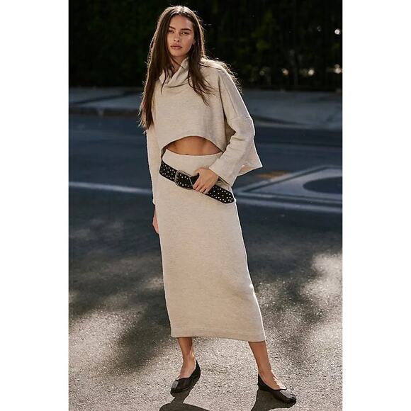 NWT Free People Milley Reversible Set in Wet Plaster Sz XS - Picture 1 of 12